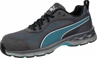 Puma Womens Fuse Knit Low Industrial Shoe In Blue - Grey