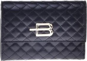 Baldinini Wallet - Dames - Portefeuilles - Zwart - ONE Size - Leer - Accessoires
