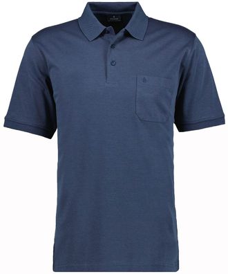Ragman Short Sleeved Polo Shirt Dark Blue Size XXXL