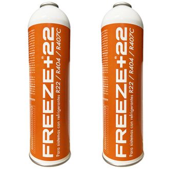 OEM Pack 2 Refrigerante Org&aacute;nico 400g Sustituto R22 R404 R407c Equivale A 2kg Totales Alta Eficiencia Y Ahorro Energ&eacute;tico