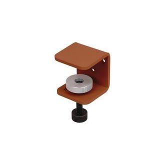 Tiptoe Wall fastening Bracket - Brown - Powder coated steel - Designer Matthieu Bourgeaux