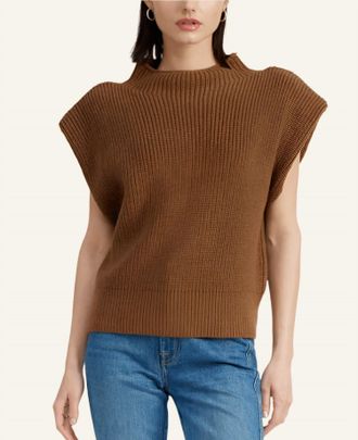En Saison Karalie Knit Sweater In Brown