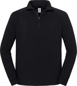 Fruit Of The Loom Fruit of the Loom Unisex Volwassen Iconic Premium Sweatshirt (Zwart)