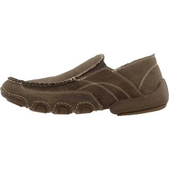 Roper Mens Driving Moc Slip-On Casual Shoe In Chocolate