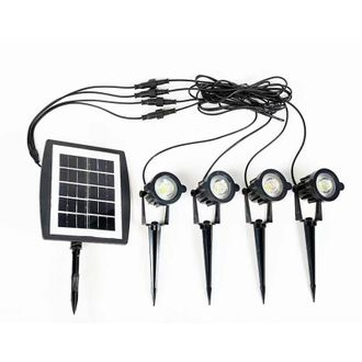 OEM L&aacute;mpara Solar De Jard&iacute;n Impermeable Con Panel Solar Policristalino Giratorio