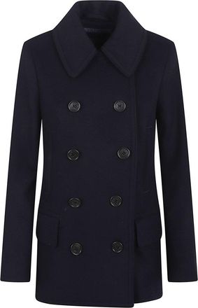 Polo Ralph Lauren Double-Breasted Wool Picot Coat