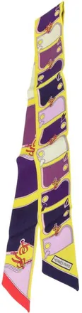 Herm&egrave;s Pre-owned Hermes Camails Twilly Silk Scarf Ladies BTZHSSQ1KMLFTQC7