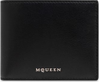 Alexander McQueen Leren portemonnee - Heren - Portefeuilles - Zwart - ONE Size - Leer - Accessoires
