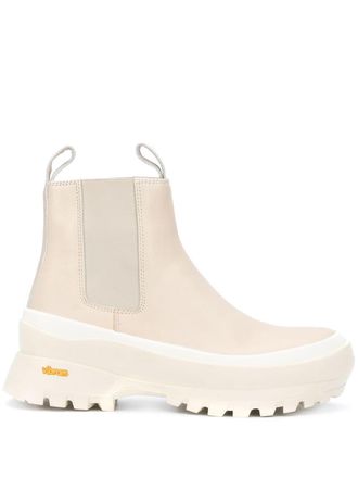 Jil Sander Stivali Chelsea - Bianco