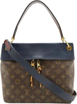 Louis Vuitton Pre-owned Monogram Canvas Cross Body Bag - Dames - Vintage Schoudertas - Bruin - ONE Size - Vintage
