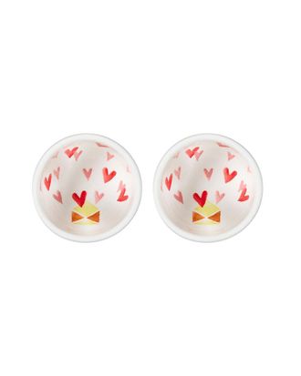 Rosanna Tabletop Set Of 2 Love Bowl Dipping Dishes