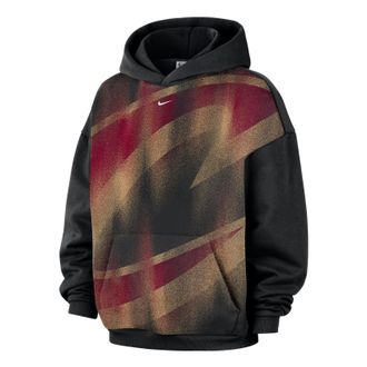 Nike Cleveland Cavaliers Standard Issue Fleece Hoodie Black White IQ2461-010