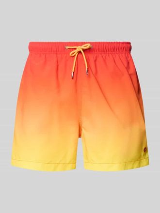 Mc Neal Badehose in Two-Tone-Machart in Rot, Gr&ouml;&szlig;e XXL