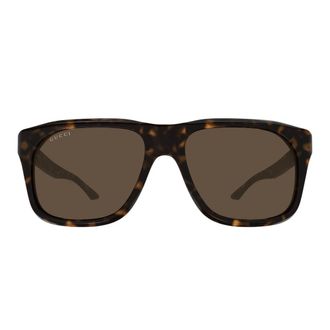 Gucci Gg2077S Sunglasses - unisex - Gucci - Sunglasses - Brown - 55 MM - Accessories