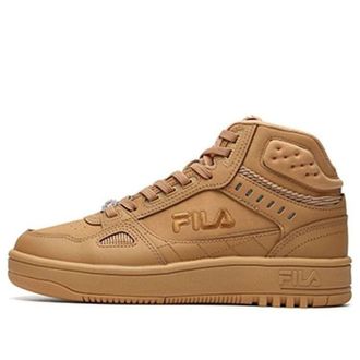 Fila (WMNS) FILA High Top Retro Basketball Shoes Clay Yellow F12W141211FCL