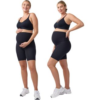 Ingrid & Isabel Contour Bike Short Bundle in Black at Nordstrom, Size X-Large