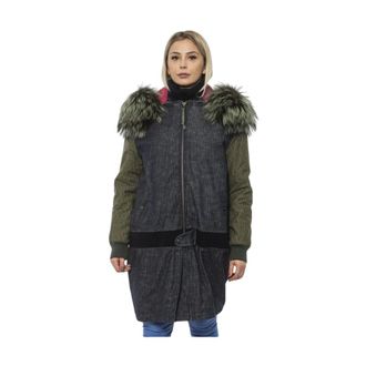 Mr & Mrs Italy Chaqueta y Abrigo de Lujo con Forro de Piel - Coats - Mujer - Multicolor - S