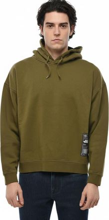 Dsquared2 Green Relaxed Solid Hoodie