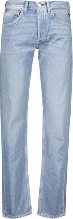 Replay Grover Straight-Fit Jeans - Heren - Regular Fit Jeans - Blauw - W30 L32 - Katoen - Jeans