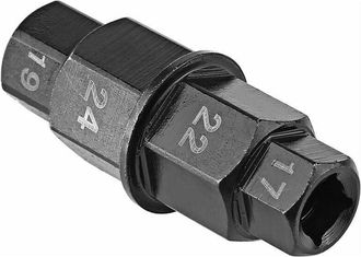 OEM Llave Hexagonal De Eje Para Moto, 1 Pieza 17/19/22/24 Mm, Herramienta De Metal Para Desmontar Rueda Delantera