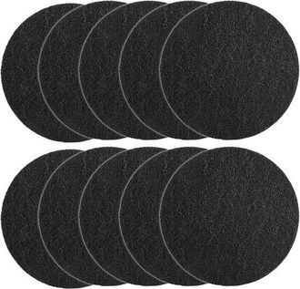 No Brand Paquete De 10 Filtros Redondos De Carb&oacute;n Activado Para Compostadores De Cocina, De 6,5 Pulgadas, Para Rellenar Contenedores De Basura
