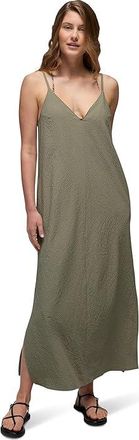 Prana Coastal Sol Maxi Dress Womens Dress Sage : LG (Womens 10-12), Polyester