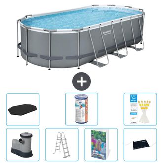 Bestway Piscina Bestway Power Steel Oval - 549x274x122 Cm - 8-piezas S619