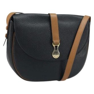 Dior Pre-owned Cross Body Bags, female, Black, Size: ONE SIZE Pre-owned Vintage Shoulder Bag