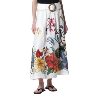 Farm Rio FARM Rio, Midi Skirts, female, Multicolor, Size: XS Maxi Skirt
