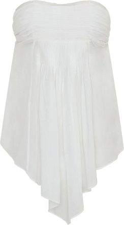 CHRISTOPHER ESBER Top Anemoi con dettagli plissettati - Bianco