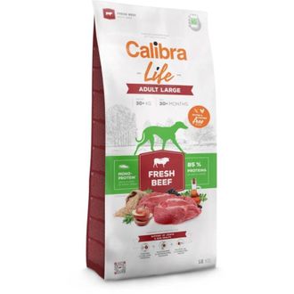 OEM Calibra Dog Life Alimento Seco Para Perros Adultos Grandes De Carne Fresca De Res 12 Kg