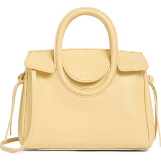 Staud Mini Maude Leather Carryall Bag in Butter at Nordstrom