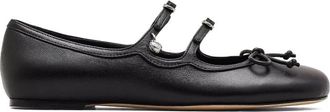 Marc Jacobs The Kiki Ballerina - Dames - Ballerinas - Zwart - 40 EU - Leer - Schoenen