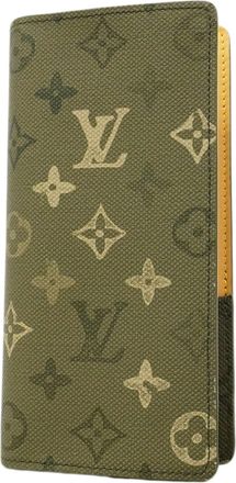 Louis Vuitton Khaki Long Wallet (Bi-Fold) (Pre-Owned)