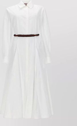 Max Mara cotton shirt midi dress