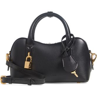 Stella McCartney Ryder Faux Leather Satchel in Black at Nordstrom