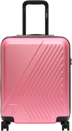 K-Way K-Way, Cabin Bags, male, Pink, Size: ONE SIZE Hardside carry-on luggage