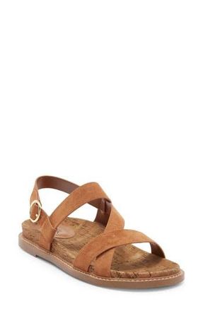 Nordstrom Rack Jerico Slingback Sandal in Tan Chestnut at Nordstrom Rack, Size 8.5