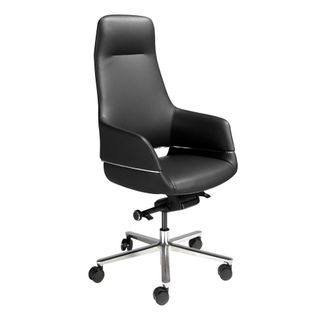Angel Cerd&aacute; Silla oficina giratoria polipiel negro