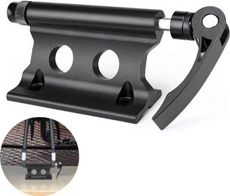 OEM Abrazadera De Horquilla De Bicicleta, Aluminio, Soporte Port&aacute;til Para Bicicleta, Retenedor De Soporte De Rueda Delantera, 1 Unidad Negra