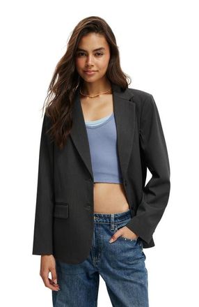 Cotton On Womens Lolita Blazer in Charcoal at Nordstrom, Size Xx-Small
