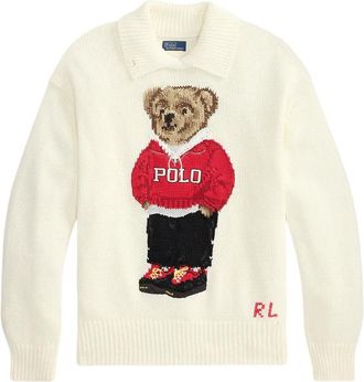 Ralph Lauren Polo Bear Linen-cotton Sweater