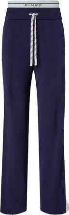 Pinko Multicolor Viscose Blend Wide Leg Trousers