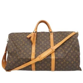 Louis Vuitton Pre-owned Weekend Bags, unisex, Brown, Size: ONE SIZE Pre-owned Keepall Bandouli&egrave;re 60 Boston Bag