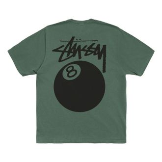 St&uuml;ssy 8 Ball T-Shirt Pigment Dyed Pine 1905022-PINE