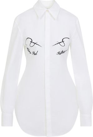 Jean Paul Gaultier Needless Flock Shirt