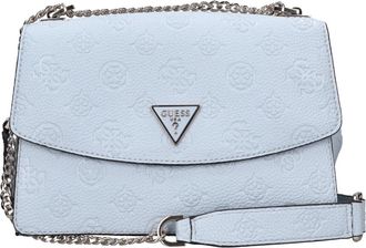 Guess Tassen, Dames, Blauw, ONE Size, Leer, Schoudertas van imitatieleer