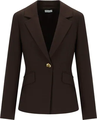 Marella BLAZER MONOPETTO EXPLOIT MARRONE MARELLA