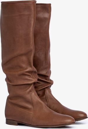 Pedro Garcia Brown suede flat boot| Gintare | Fall winter 26 |