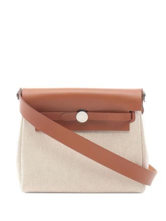 Hermès 2024 mini Herbag zip cross body bag - Neutrals